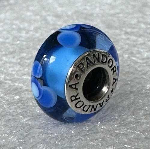 Charm pandora vetro murano - di,