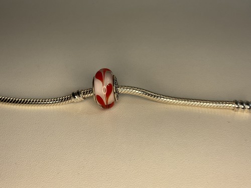 Charm pandora murano rosso - charm,