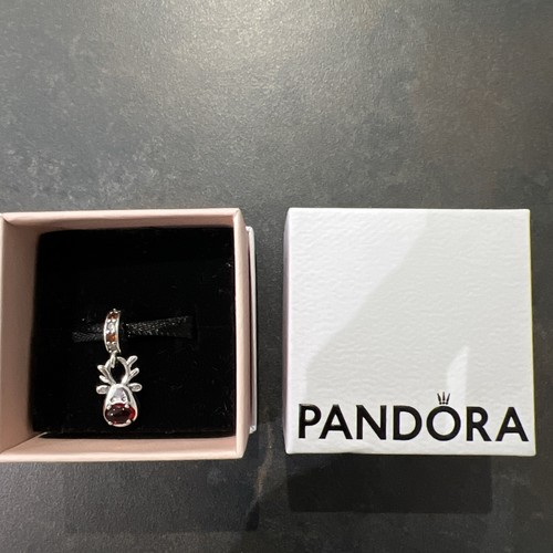 Charm pandora renna naso rosso - charm,