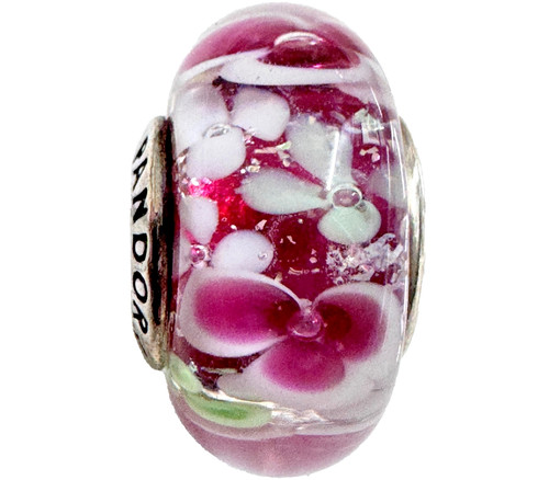 Autentico charm pandora fiori - pandora,